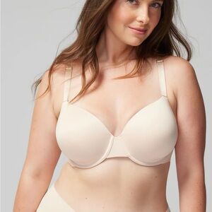 Soma Vanishing 360 Perfect Coverage Bra, Pale Sand, 40B